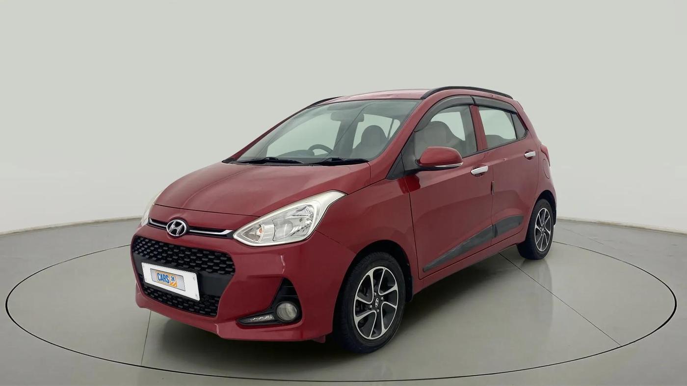 2017 Hyundai Grand i10 SPORTZ (O) AT 1.2 KAPPA VTVT, Petrol, Automatic, 52,217 km, Left Front Diagonal