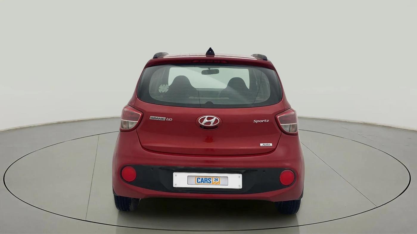 2017 Hyundai Grand i10 SPORTZ (O) AT 1.2 KAPPA VTVT, Petrol, Automatic, 52,217 km, Back/Rear
