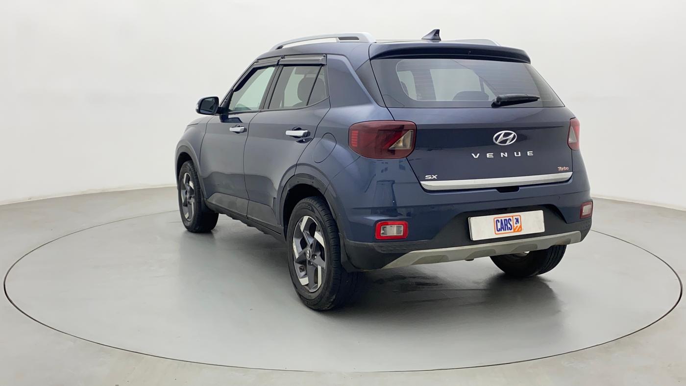 2021 Hyundai VENUE SX 1.0 (O) TURBO, Petrol, Manual, 59,365 km, Left Back Diagonal