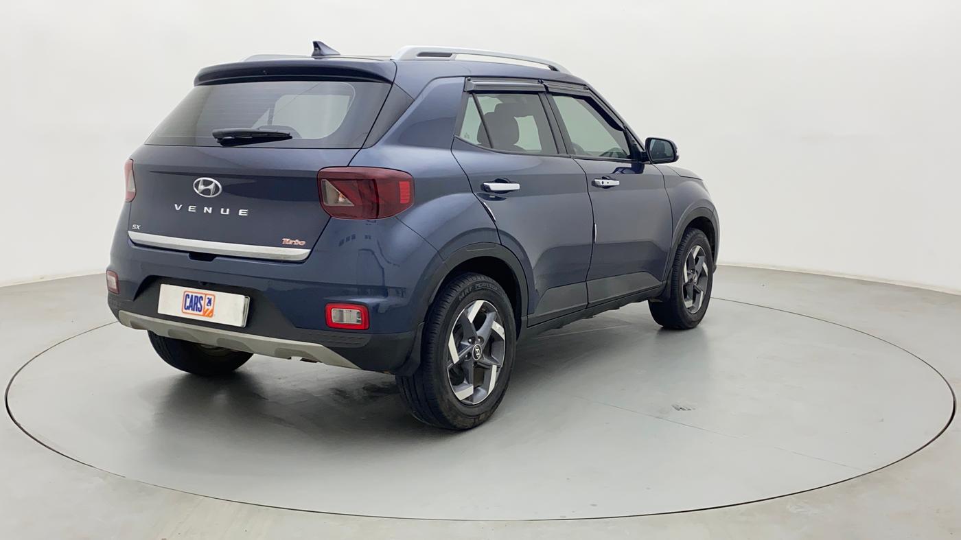 2021 Hyundai VENUE SX 1.0 (O) TURBO, Petrol, Manual, 59,365 km, Right Back Diagonal