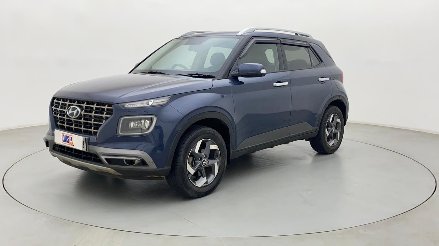2021 Hyundai VENUE SX 1.0 (O) TURBO, Petrol, Manual, 59,365 km, Left Front Diagonal