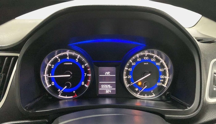 2018 Maruti Baleno DELTA PETROL 1.2, Petrol, Manual, 56,127 km, Odometer Image