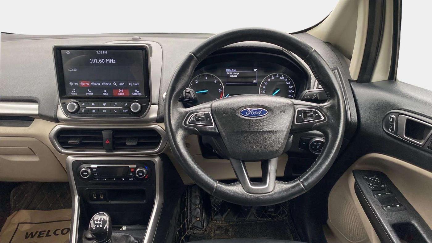 2020 Ford Ecosport TITANIUM 1.5L DIESEL, Diesel, Manual, 66,734 km, Steering Wheel Close Up