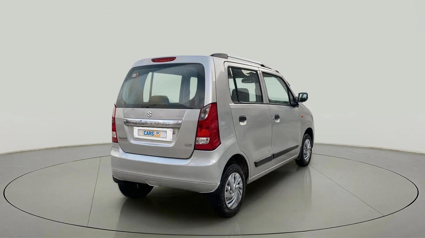 2013 Maruti Wagon R 1.0 LXI, Petrol, Manual, 46,390 km, Right Back Diagonal