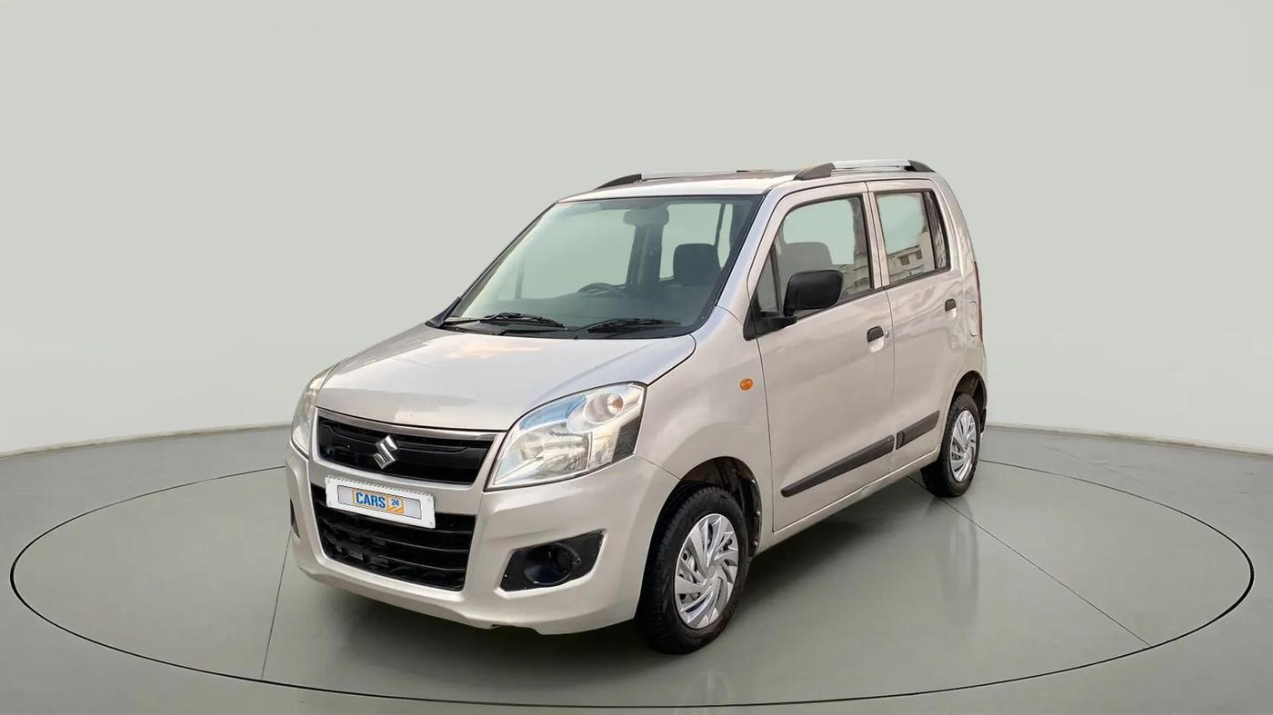 2013 Maruti Wagon R 1.0 LXI, Petrol, Manual, 46,390 km, Left Front Diagonal