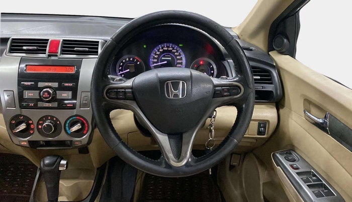 2013 Honda City 1.5L I-VTEC V AT SUNROOF, Petrol, Automatic, 1,14,339 km, Steering Wheel Close Up