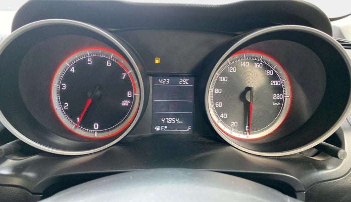 2019 Maruti Swift ZXI PLUS, Petrol, Manual, 47,908 km, Odometer Image