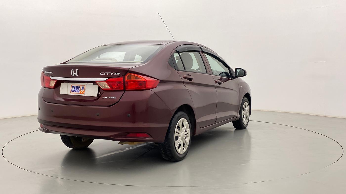 2014 Honda City S MT PETROL, Petrol, Manual, 1,00,009 km, Right Back Diagonal