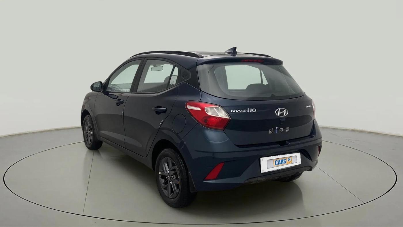 2022 Hyundai GRAND I10 NIOS SPORTZ 1.2 KAPPA VTVT, Petrol, Manual, 17,979 km, Left Back Diagonal