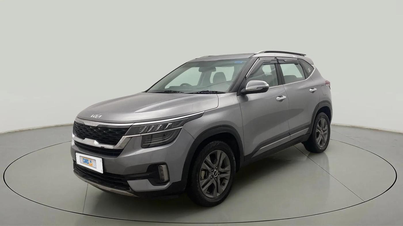 2021 KIA SELTOS HTX 1.5 PETROL, Petrol, Manual, 49,510 km, Left Front Diagonal