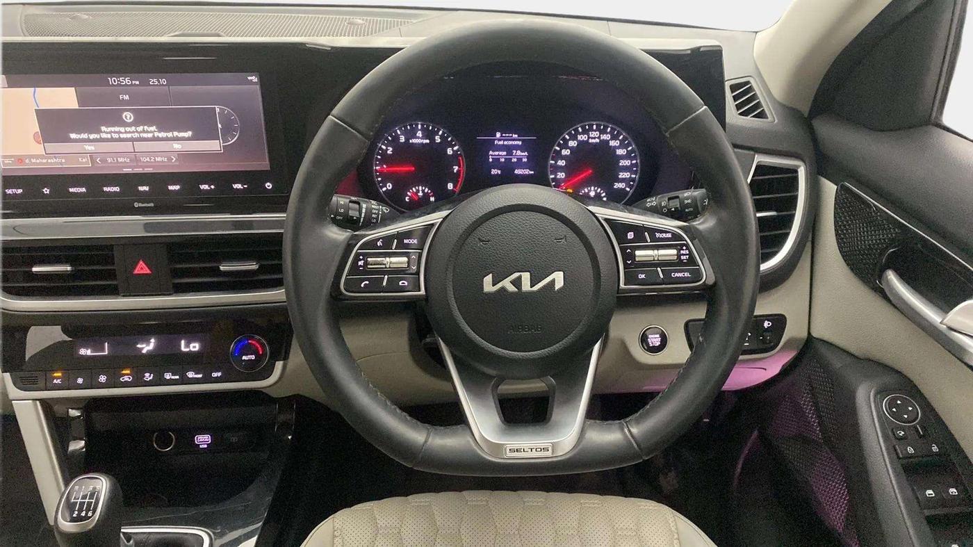 2021 KIA SELTOS HTX 1.5 PETROL, Petrol, Manual, 49,510 km, Steering Wheel Close Up