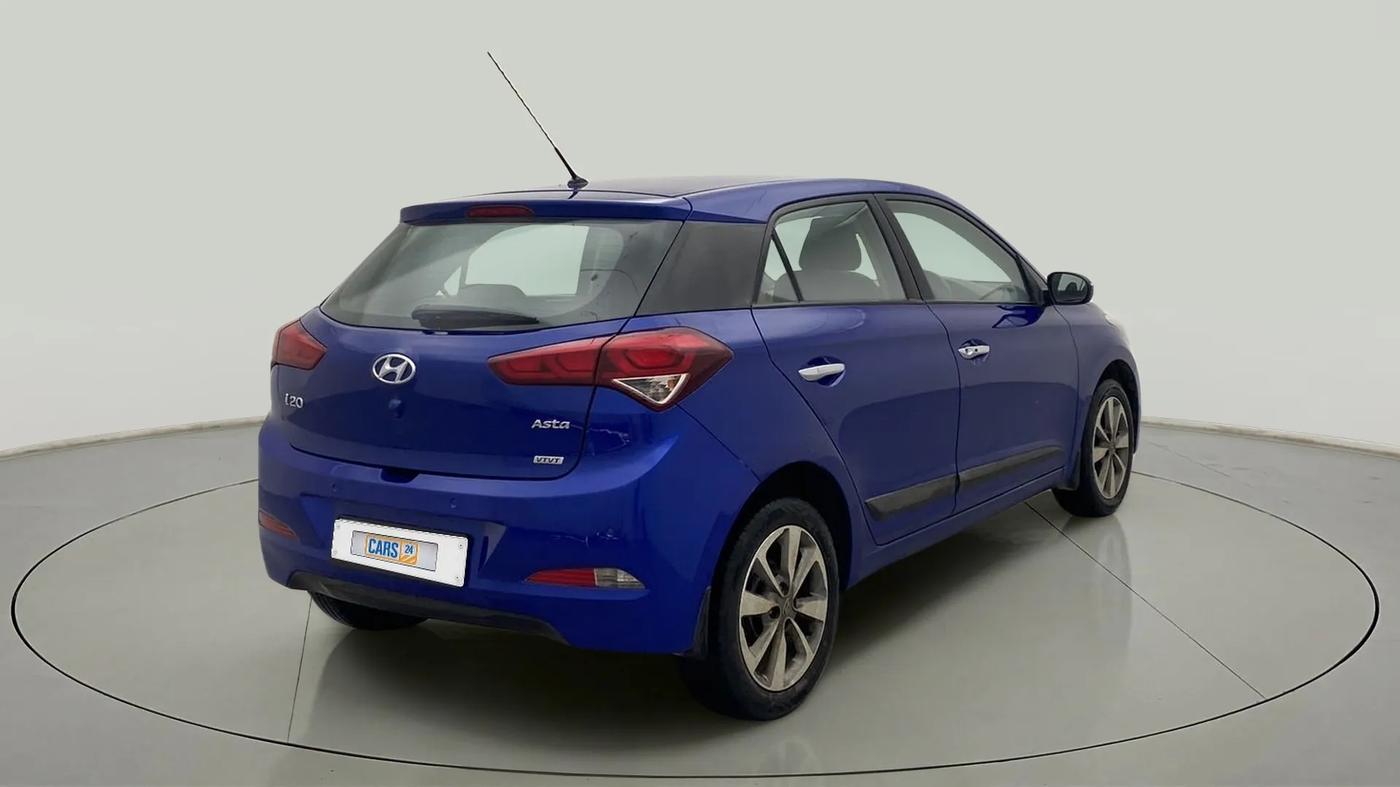 2015 Hyundai Elite i20 ASTA 1.2, Petrol, Manual, 44,671 km, Right Back Diagonal
