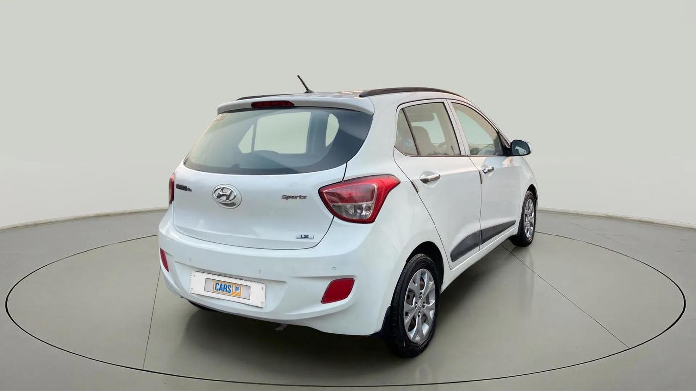 2014 Hyundai Grand i10 SPORTZ 1.2 KAPPA VTVT, Petrol, Manual, 81,872 km, Right Back Diagonal
