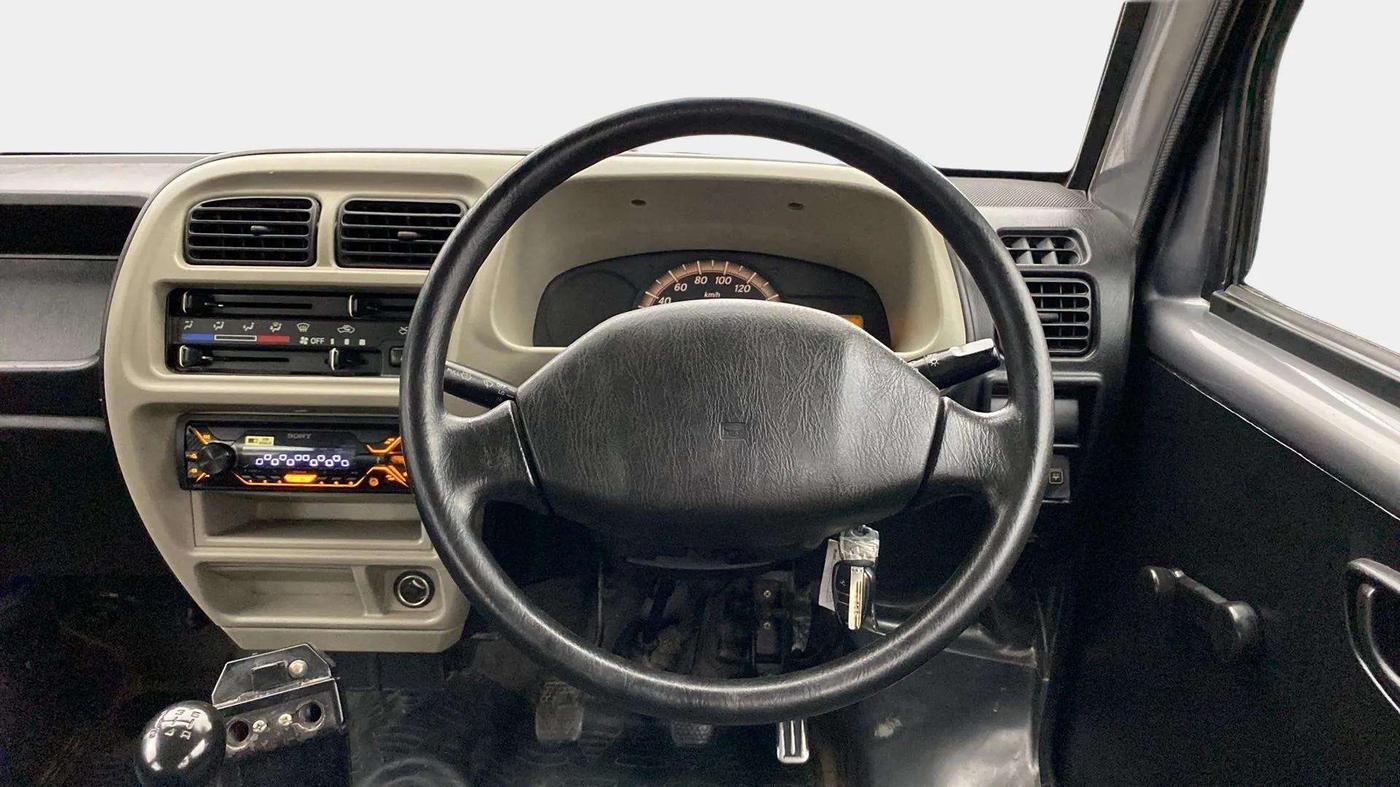 2018 Maruti Eeco 5 STR WITH A/C+HTR, Petrol, Manual, 77,042 km, Steering Wheel Close Up
