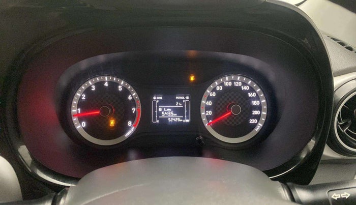 2020 Hyundai GRAND I10 NIOS SPORTZ 1.2 KAPPA VTVT CNG, CNG, Manual, 52,405 km, Odometer Image