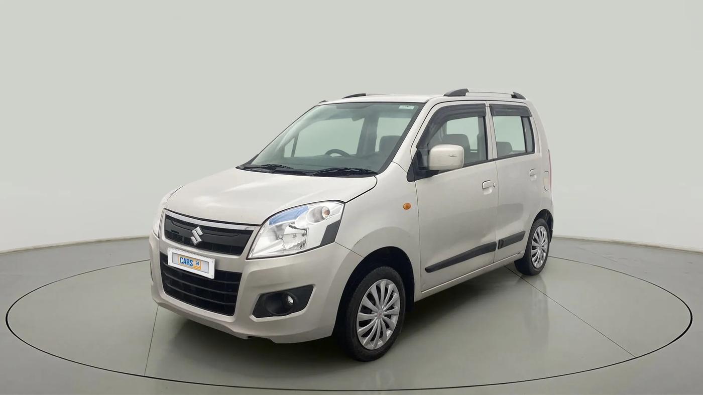 2016 Maruti Wagon R 1.0 VXI AMT, CNG, Automatic, 78,370 km, Left Front Diagonal