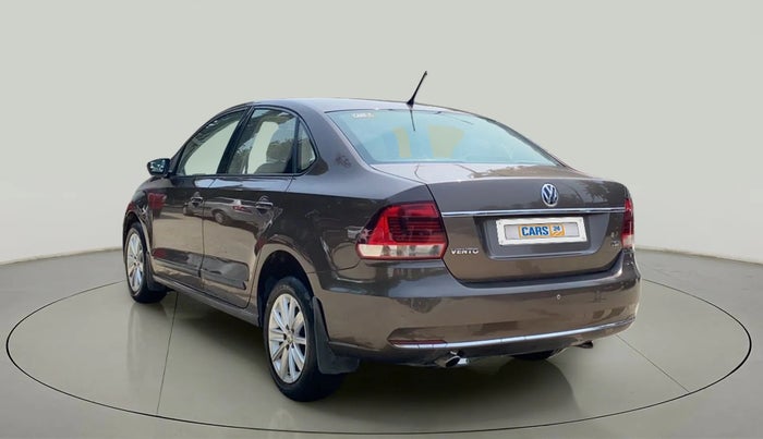 2016 Volkswagen Vento HIGHLINE PETROL AT, Petrol, Automatic, 98,748 km, Left Back Diagonal