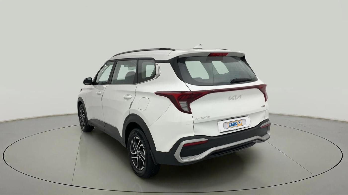 2023 KIA CARENS PRESTIGE PLUS 1.5 PETROL IMT 7 STR, Petrol, Manual, 14,703 km, Left Back Diagonal