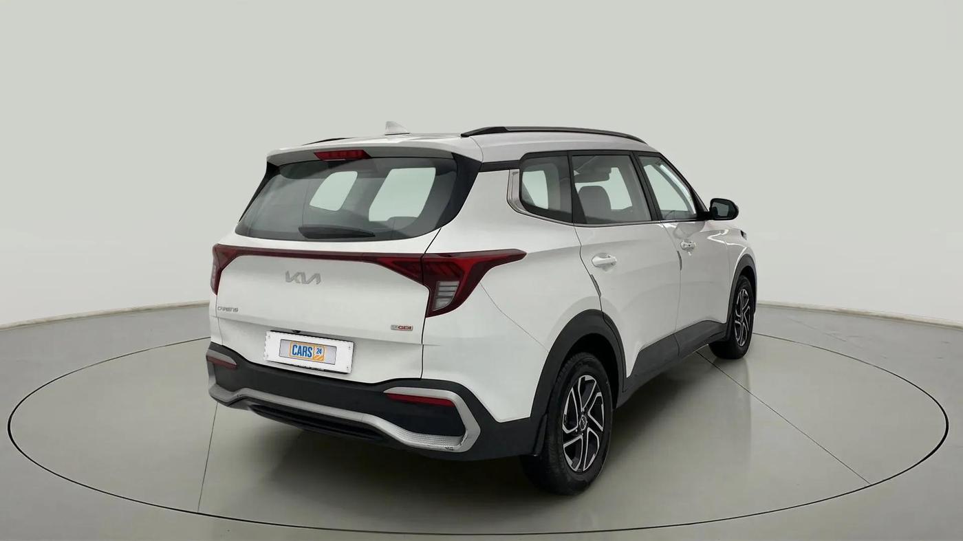 2023 KIA CARENS PRESTIGE PLUS 1.5 PETROL IMT 7 STR, Petrol, Manual, 14,703 km, Right Back Diagonal