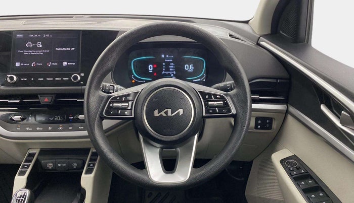 2023 KIA CARENS PRESTIGE PLUS 1.5 PETROL IMT 7 STR, Petrol, Manual, 14,423 km, Steering Wheel Close Up