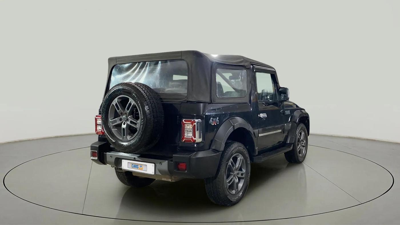 2021 Mahindra Thar LX  P 4WD AT CONVERTIBLE, Petrol, Automatic, 50,577 km, Right Back Diagonal