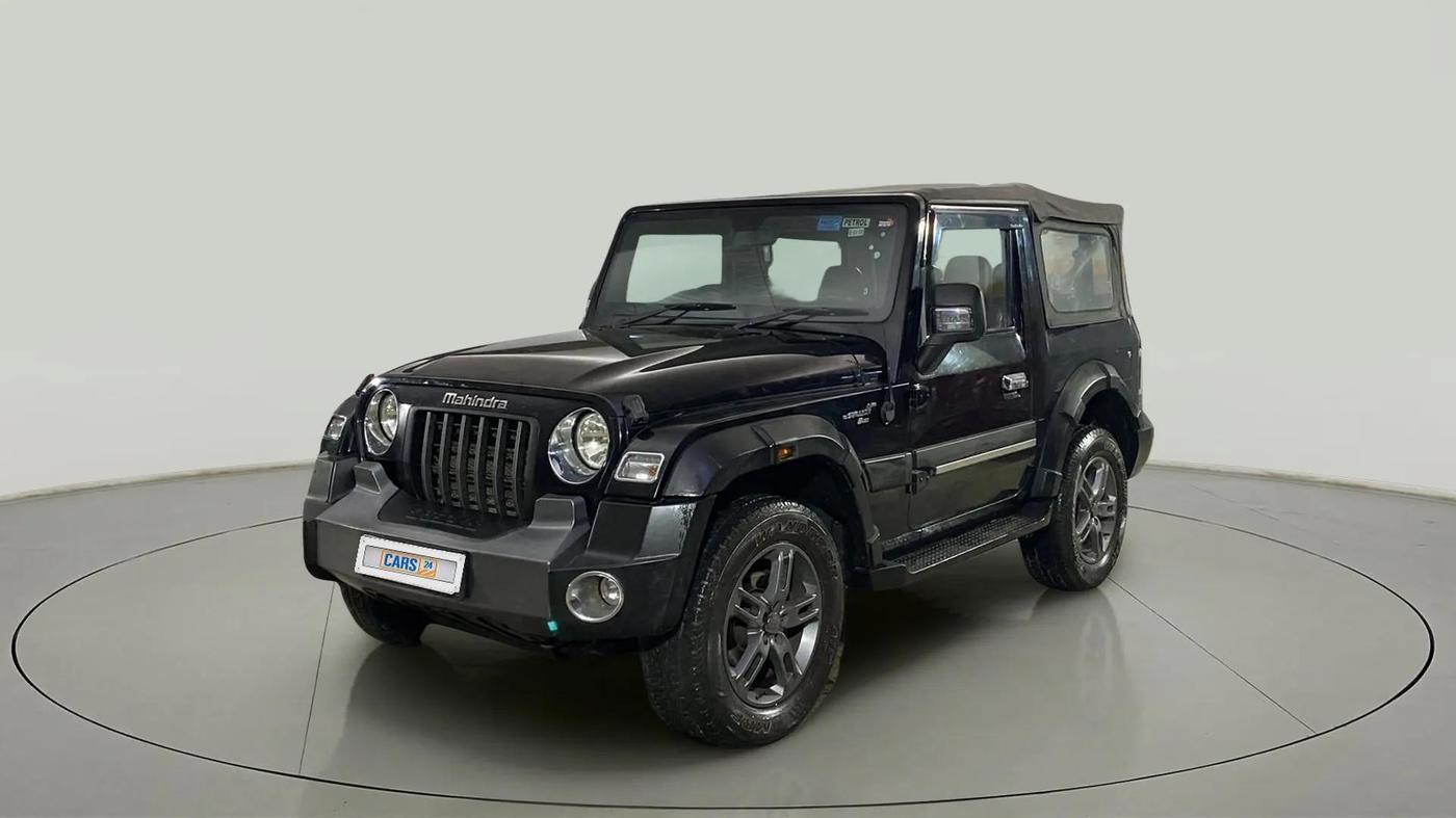 2021 Mahindra Thar LX  P 4WD AT CONVERTIBLE, Petrol, Automatic, 50,577 km, Left Front Diagonal