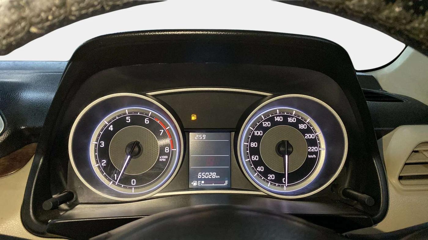 2020 Maruti Dzire VXI, Petrol, Manual, 64,996 km, Odometer Image
