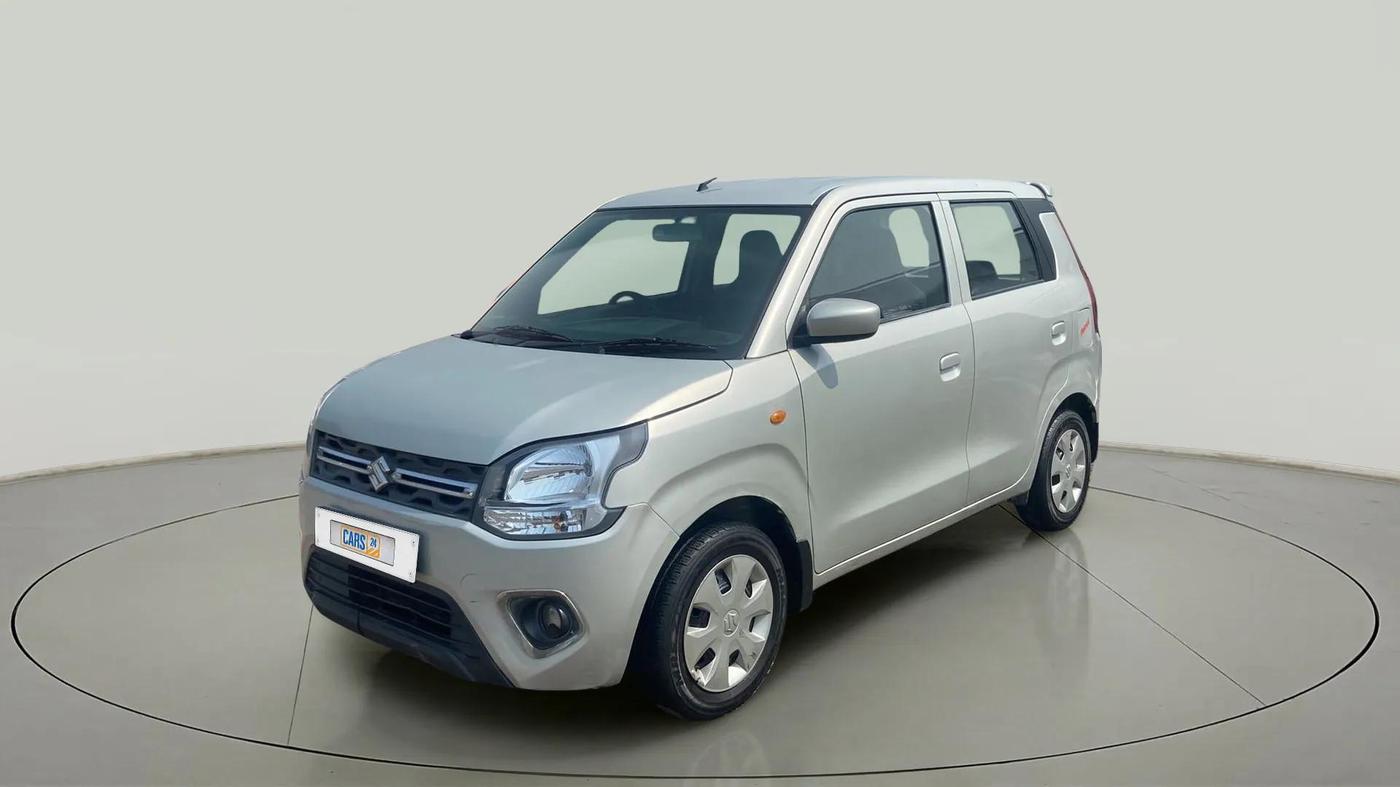 2019 Maruti New Wagon-R VXI 1.0, Petrol, Manual, 99,037 km, Left Front Diagonal