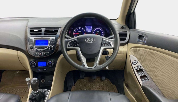 2013 Hyundai Verna FLUIDIC 1.6 VTVT EX, Petrol, Manual, 66,281 km, Steering Wheel Close Up