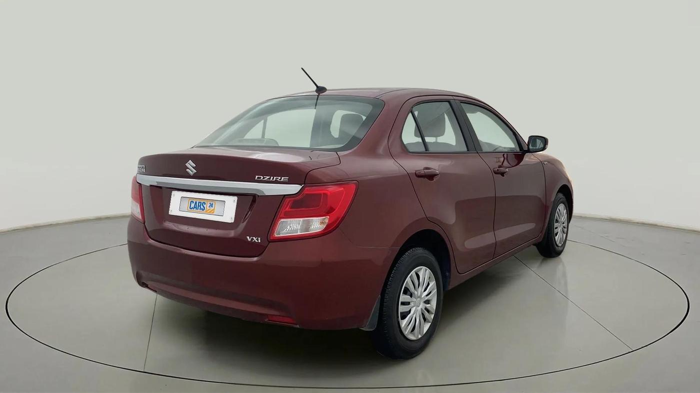 2017 Maruti Dzire VXI, Petrol, Manual, 50,709 km, Right Back Diagonal