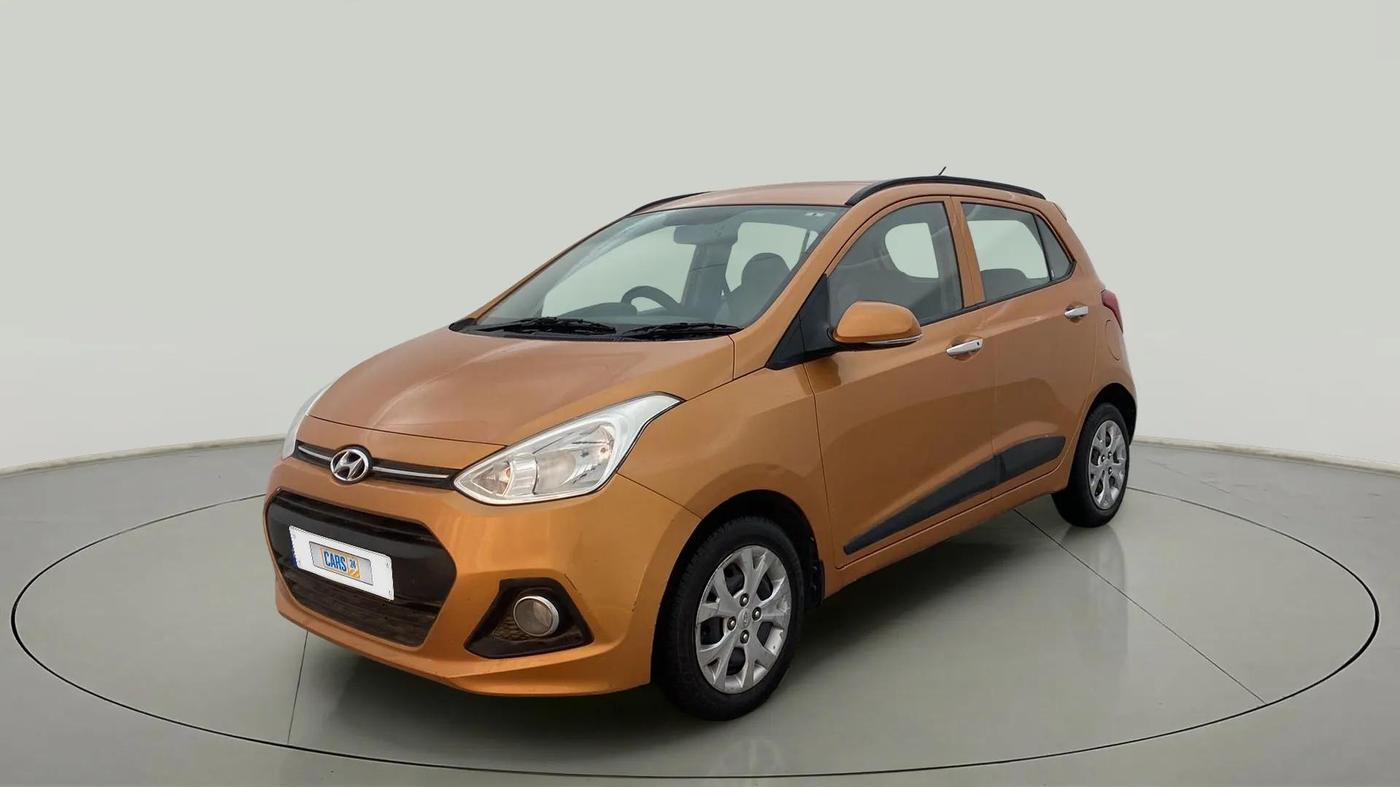 2013 Hyundai Grand i10 SPORTZ 1.2 KAPPA VTVT, Petrol, Manual, 85,695 km, Left Front Diagonal