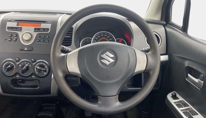 2012 Maruti Wagon R 1.0 VXI, Petrol, Manual, 73,114 km, Steering Wheel Close Up