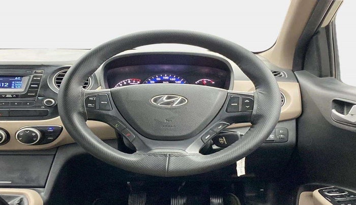 2017 Hyundai Xcent S 1.2, CNG, Manual, 1,26,480 km, Steering Wheel Close Up