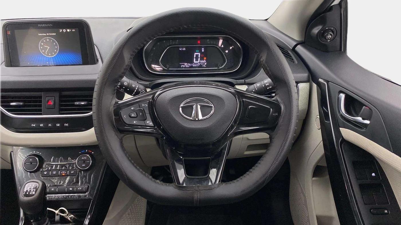 2022 Tata NEXON XZ PLUS PETROL, Petrol, Manual, 24,586 km, Steering Wheel Close Up