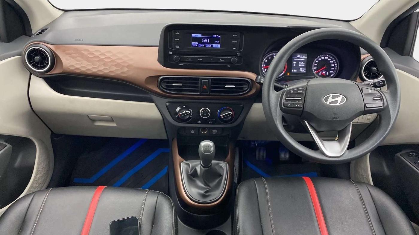 2023 Hyundai AURA S 1.2 CNG, CNG, Manual, 14,483 km, Dashboard