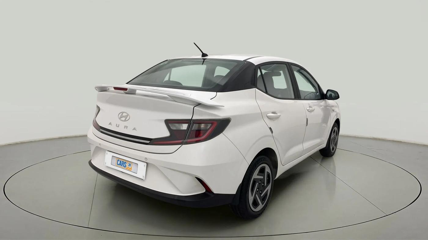 2023 Hyundai AURA S 1.2 CNG, CNG, Manual, 14,483 km, Right Back Diagonal