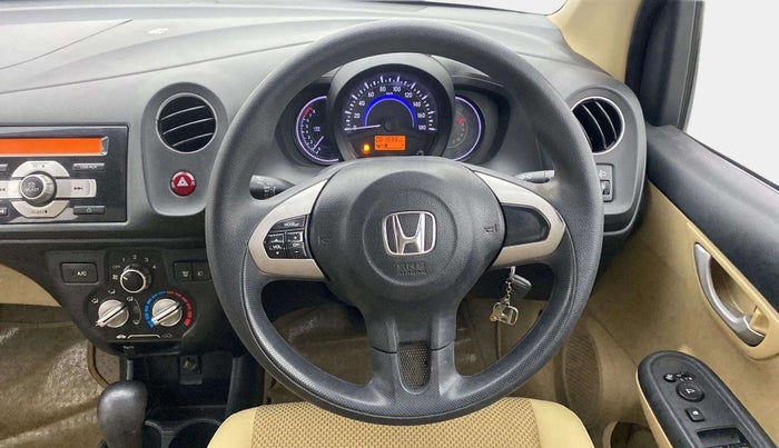 2015 Honda Brio VX AT, Petrol, Automatic, 61,989 km, Steering Wheel Close Up