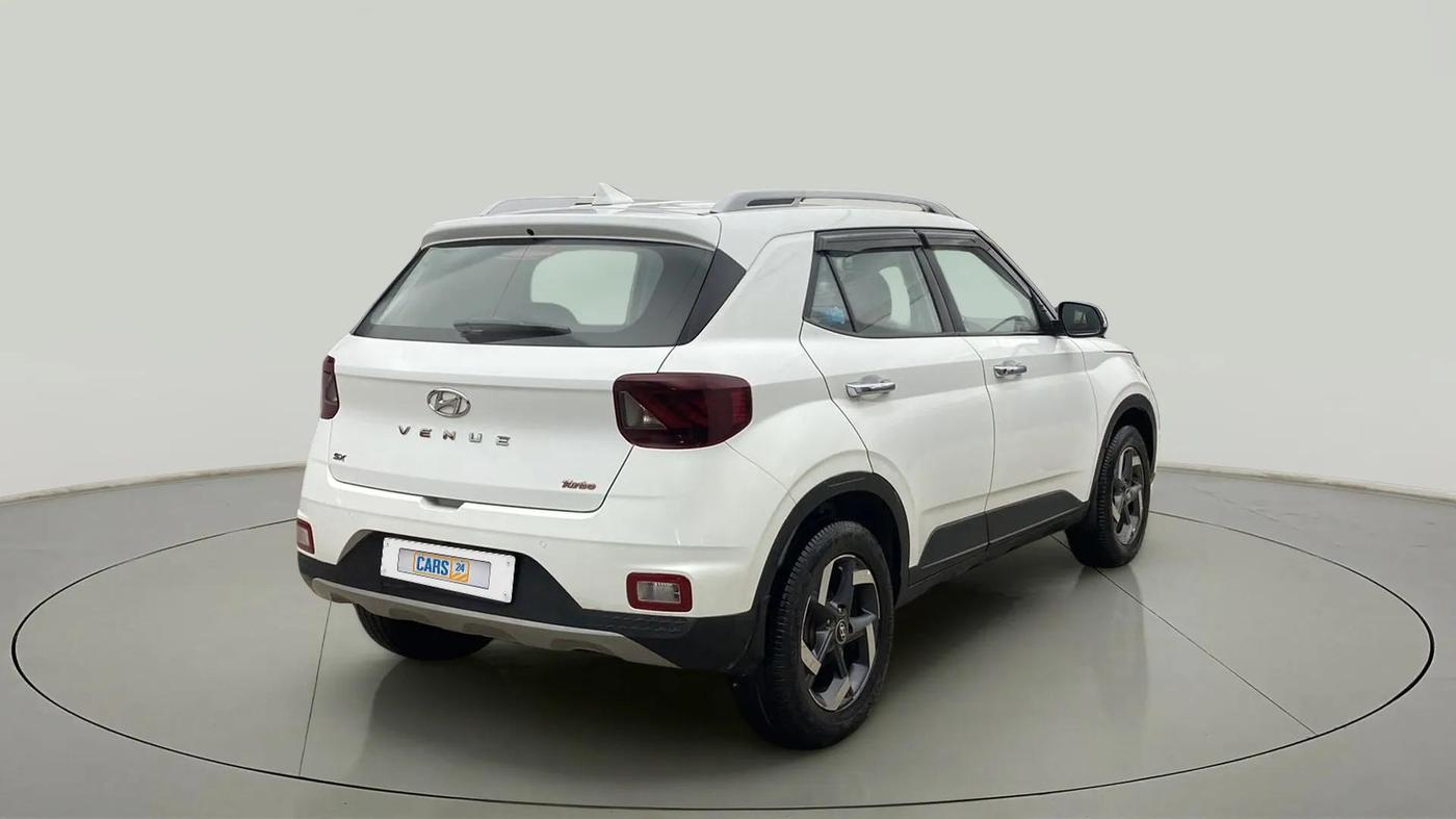 2019 Hyundai VENUE SX 1.0 (O) TURBO, Petrol, Manual, 83,916 km, Right Back Diagonal