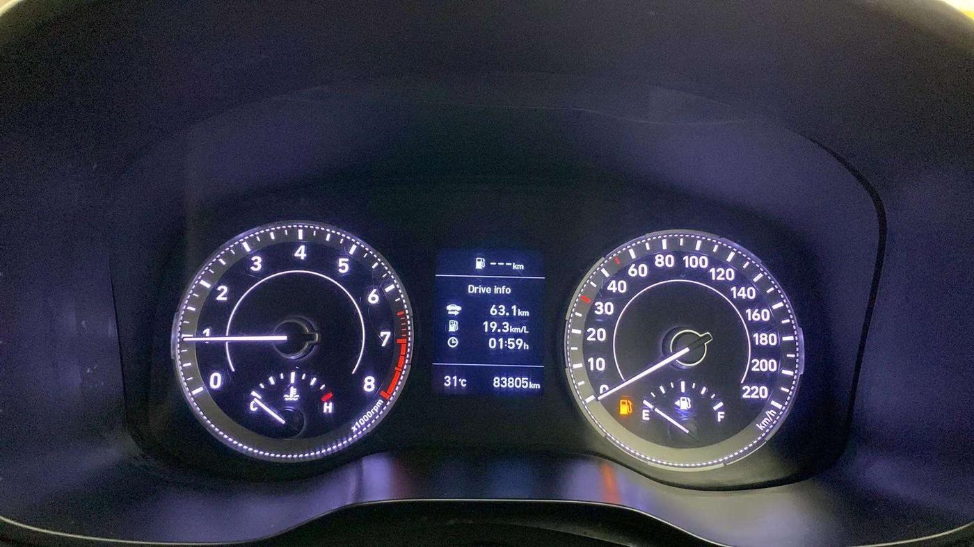 2019 Hyundai VENUE SX 1.0 (O) TURBO, Petrol, Manual, 83,916 km, Odometer Image