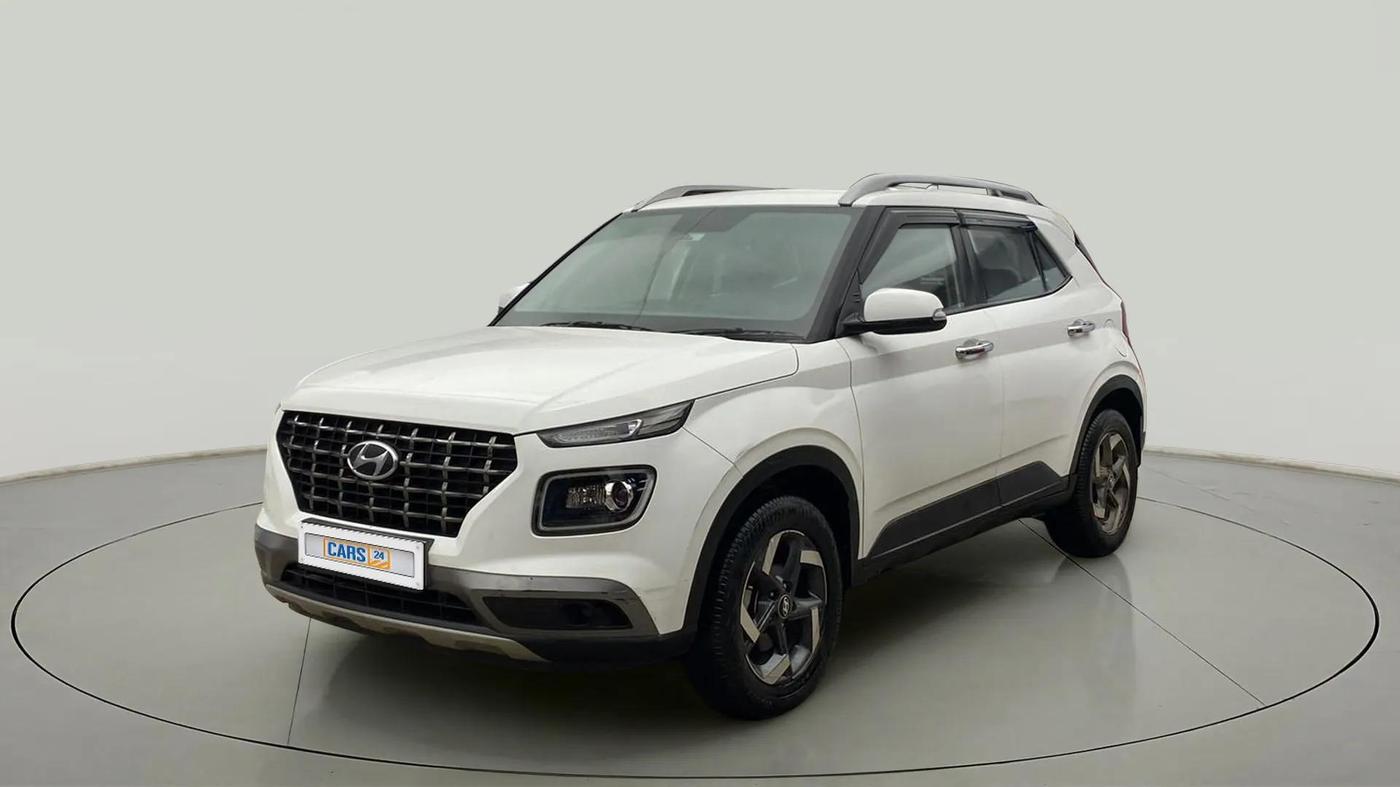 2019 Hyundai VENUE SX 1.0 (O) TURBO, Petrol, Manual, 83,916 km, Left Front Diagonal