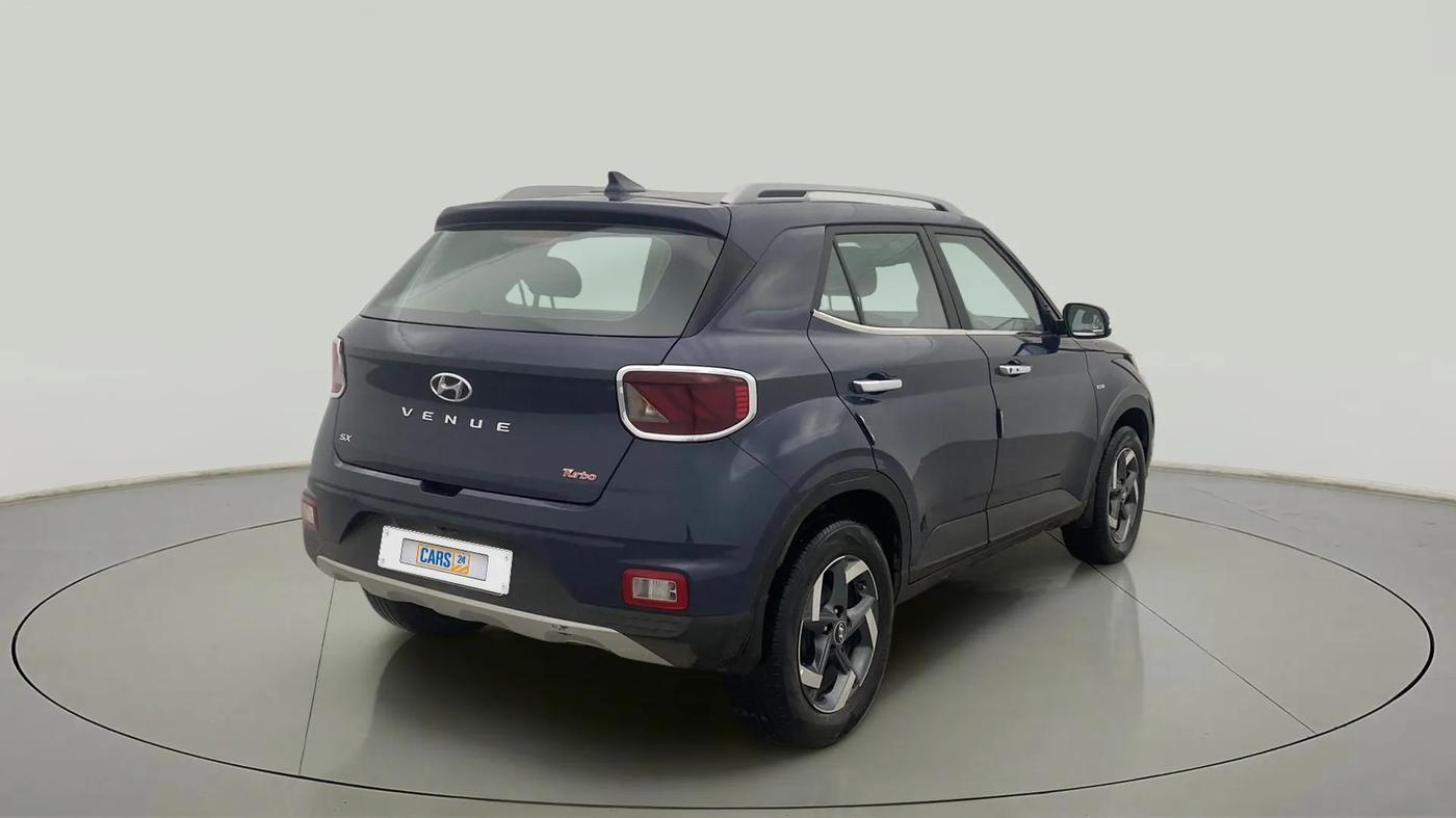 2020 Hyundai VENUE SX PLUS 1.0 TURBO DCT, Petrol, Automatic, 17,998 km, Right Back Diagonal