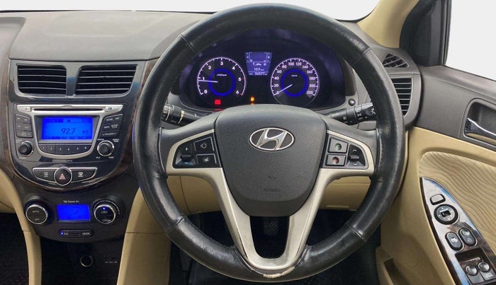 2013 Hyundai Verna FLUIDIC 1.6 CRDI SX, Diesel, Manual, 56,551 km, Steering Wheel Close Up