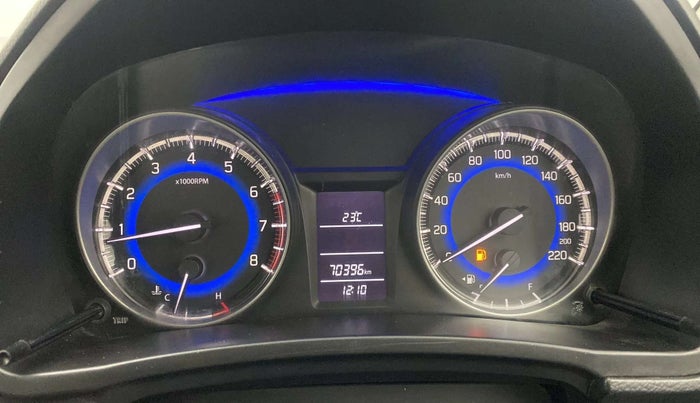 2016 Maruti Baleno DELTA PETROL 1.2, Petrol, Manual, 70,401 km, Odometer Image