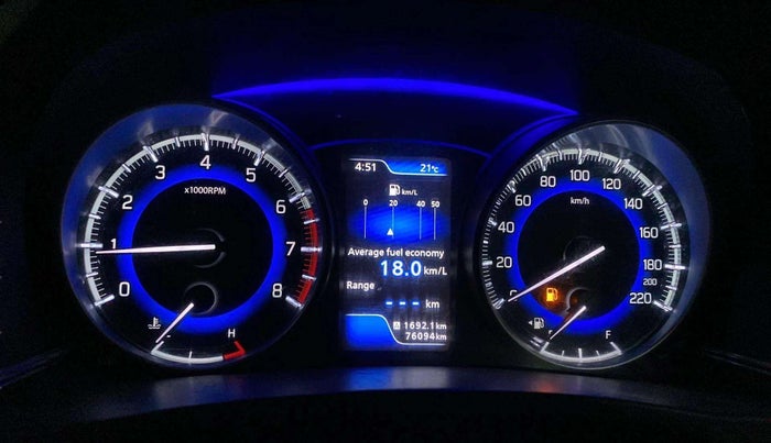 2020 Maruti Baleno ZETA PETROL 1.2, Petrol, Manual, 76,135 km, Odometer Image