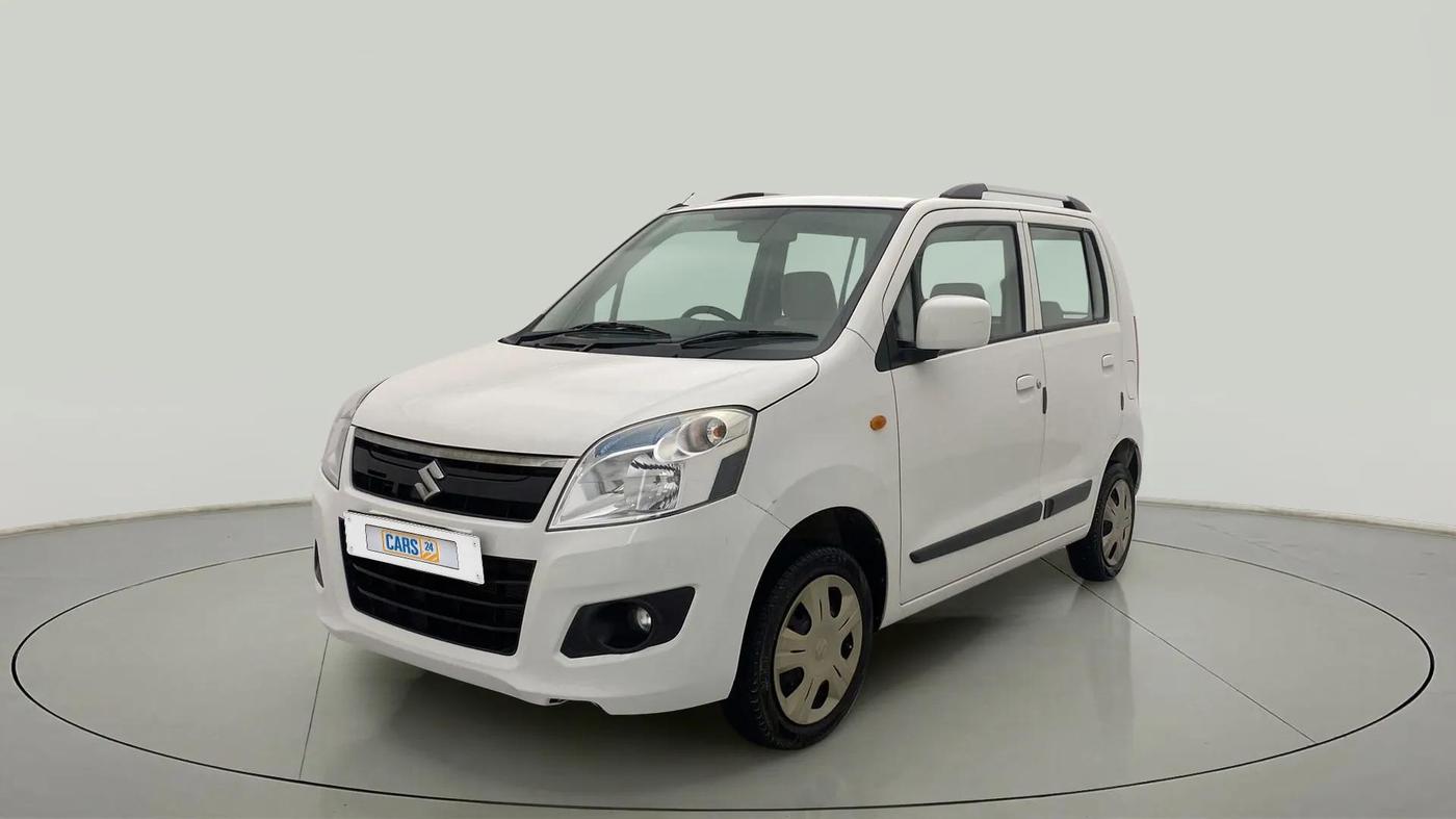 2015 Maruti Wagon R 1.0 VXI, Petrol, Manual, 53,450 km, Left Front Diagonal