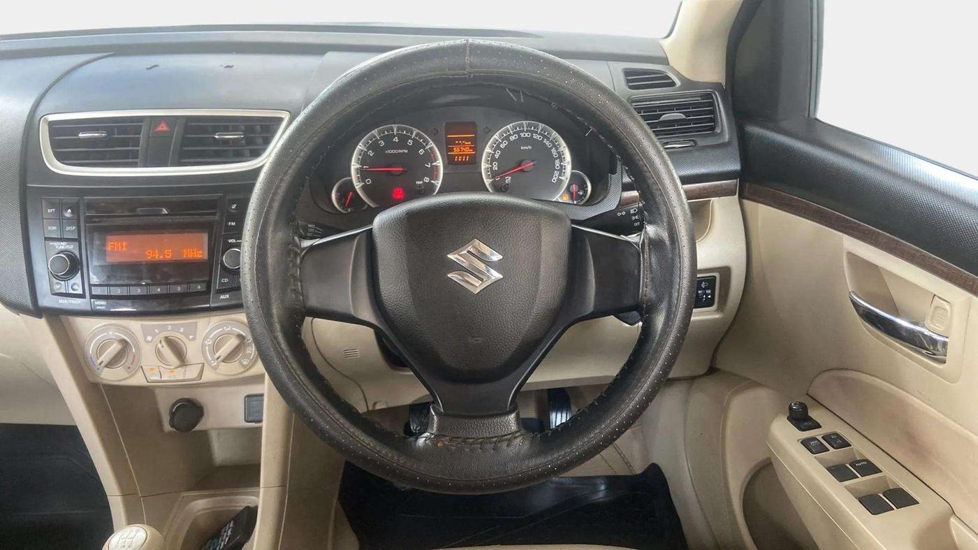 2016 Maruti Swift Dzire VXI, Petrol, Manual, 56,943 km, Steering Wheel Close Up