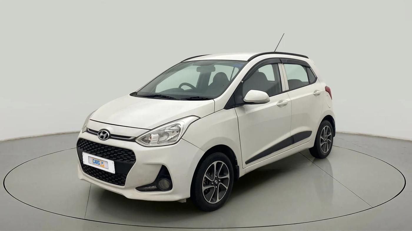 2017 Hyundai Grand i10 SPORTZ AT 1.2 KAPPA VTVT, Petrol, Automatic, 67,795 km, Left Front Diagonal
