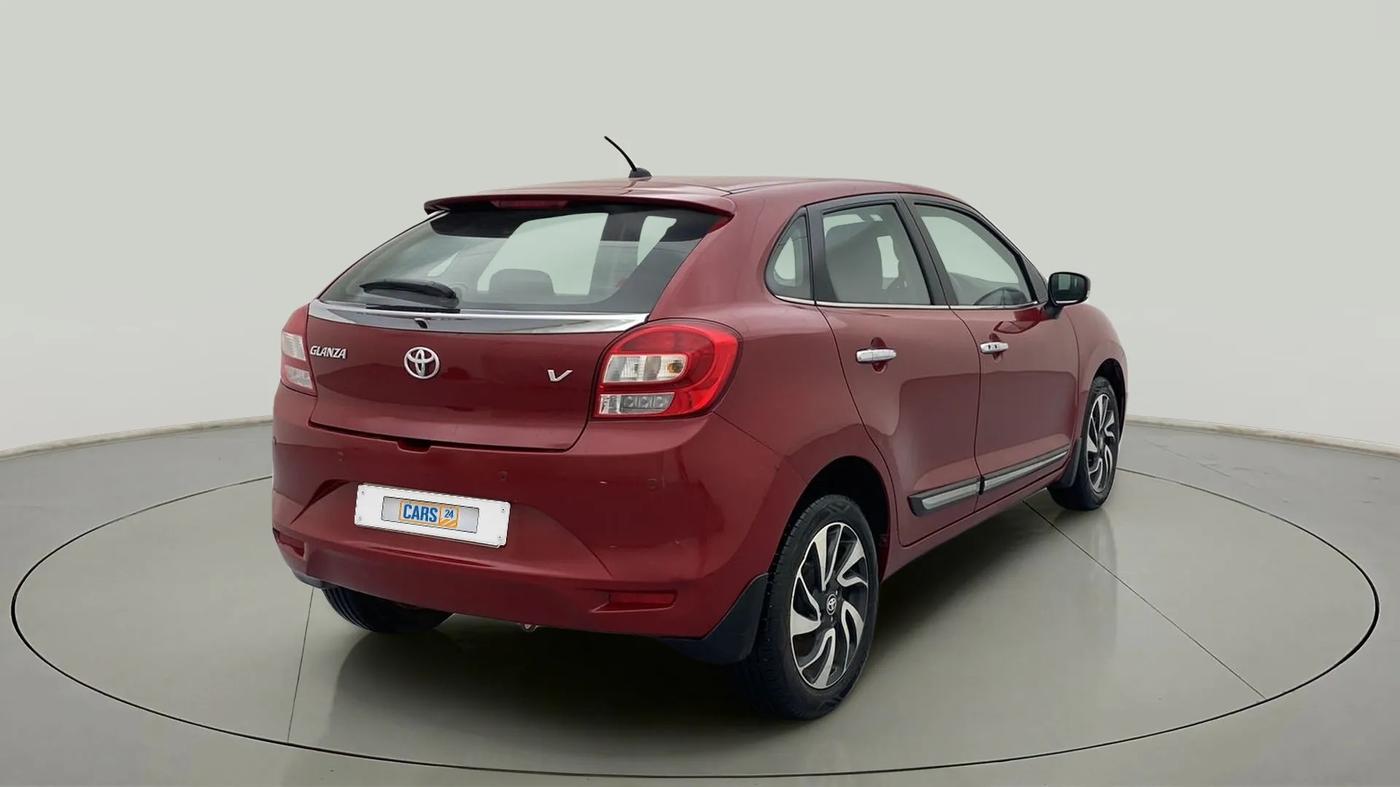 2020 Toyota Glanza V, Petrol, Manual, 52,892 km, Right Back Diagonal