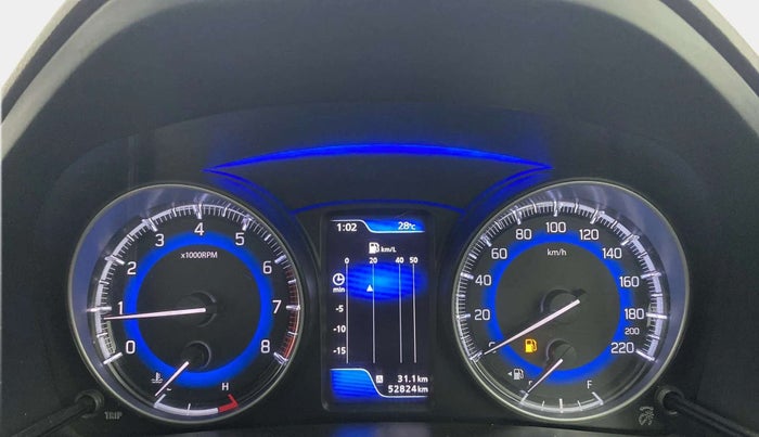2020 Toyota Glanza V, Petrol, Manual, 52,892 km, Odometer Image