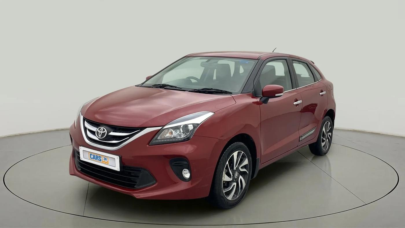 2020 Toyota Glanza V, Petrol, Manual, 52,892 km, Left Front Diagonal